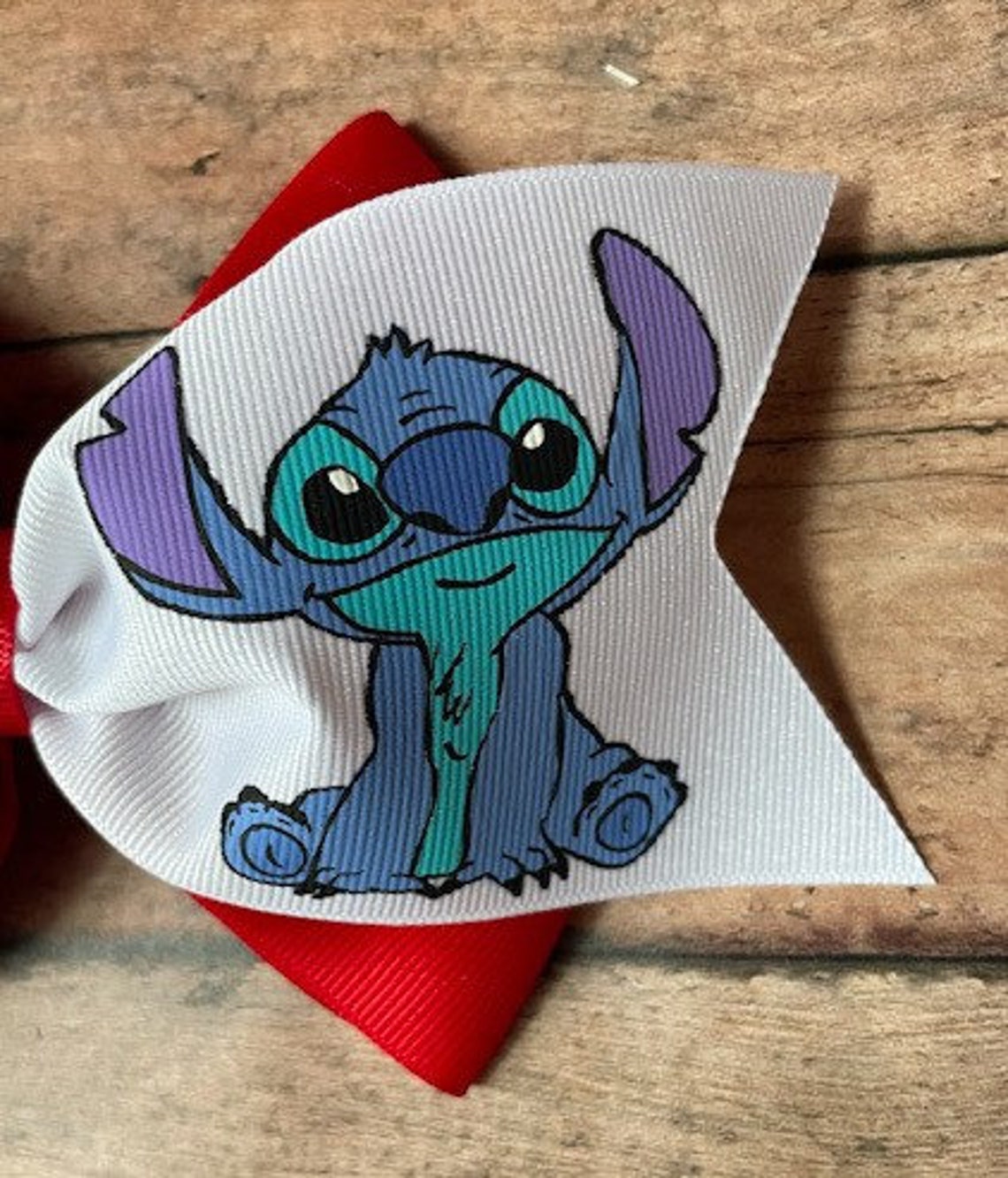 Disney Lilo & Stitch hair bow handpainted hair bow LILO Etsy
