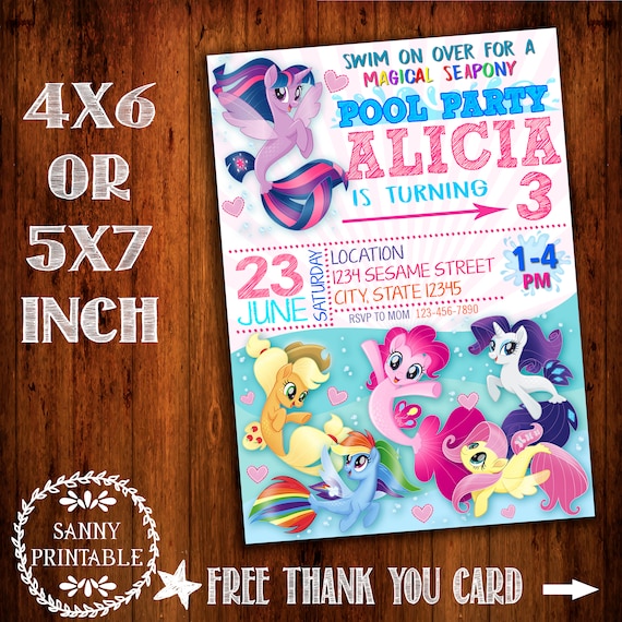 My little 2024 pony pool party