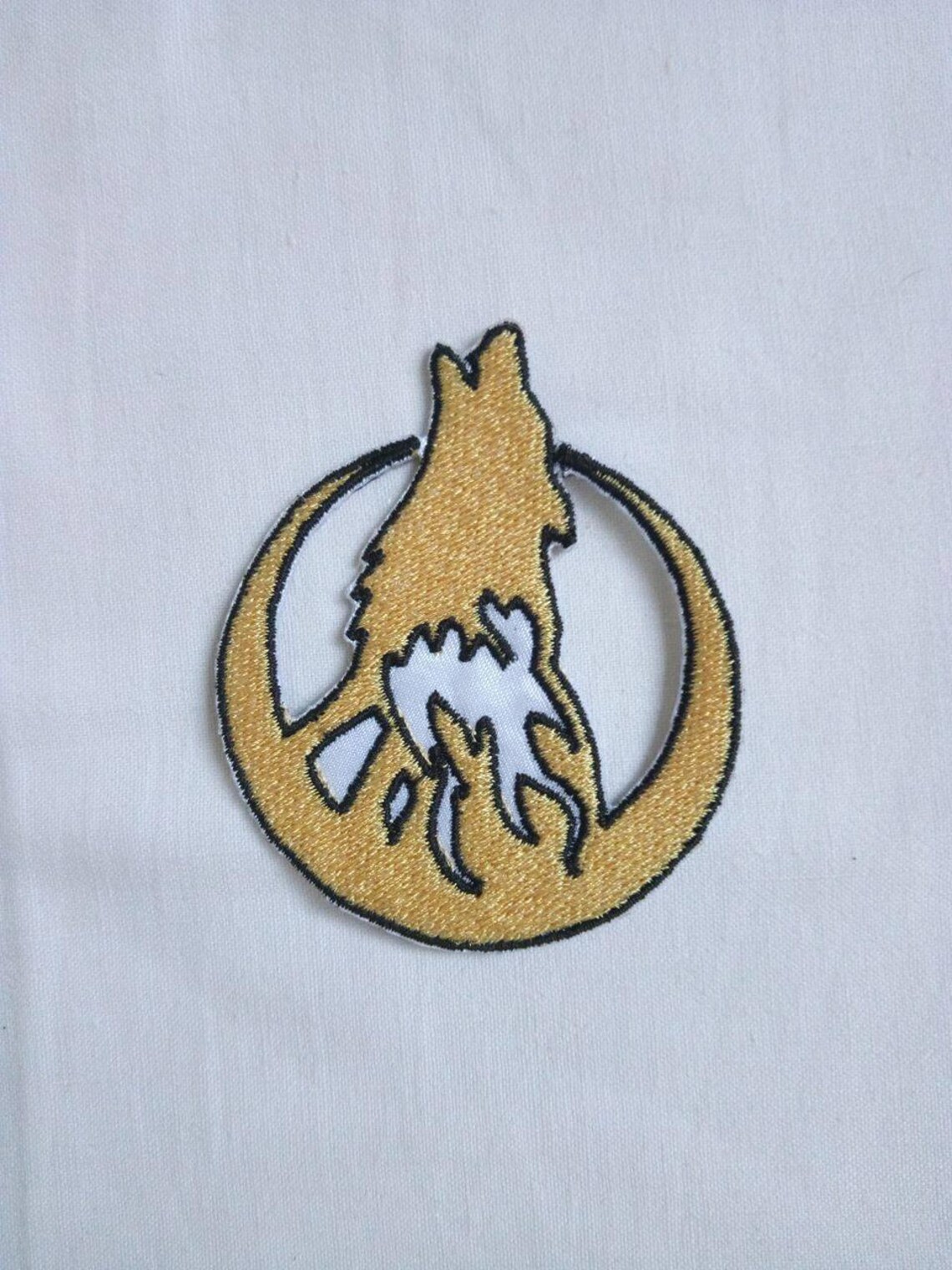 Wolf Embroidered Patches Wolf Iron on Patches Wolf Sew on Etsy
