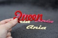 Personalized Iron-On Name Patch: Embroidered Applique, Custom Word for Stockings, School Cones, Jackets, Bags, Up to 9 Letters product logo
