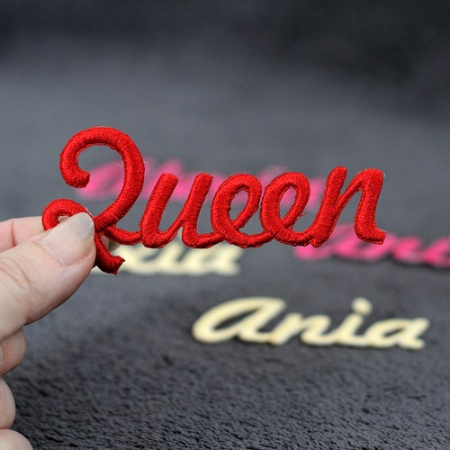 Single Name Patch Personalized Name Patch Iron on Name Etsy