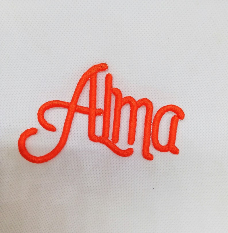 Personalized Embroidered Name Patches, Iron on Name Patches, Iron on Words Patches, Embroidered Name Applique, shipping image 5