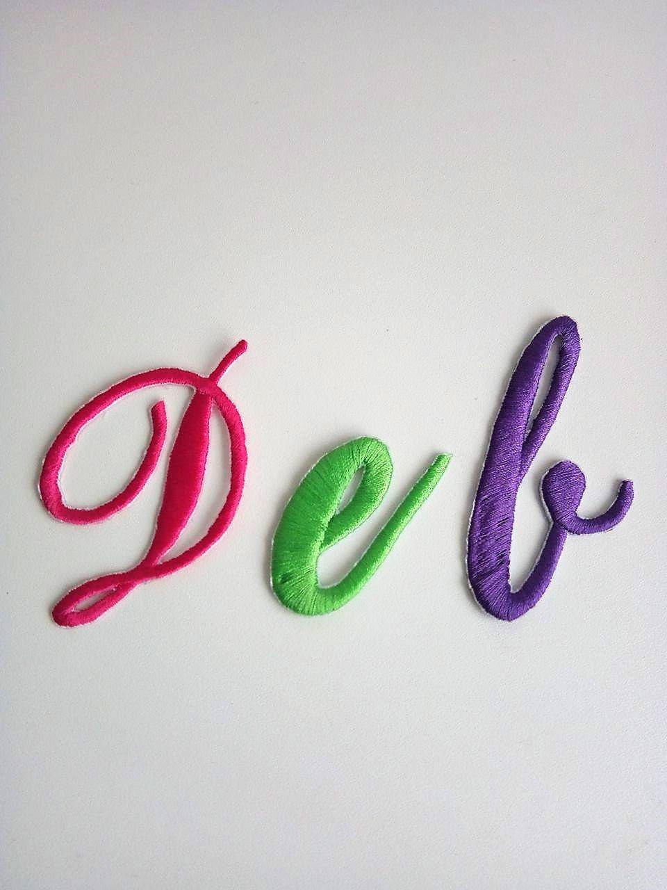 Iron on Letters Embroidered Alphabet Letters Letters - Etsy