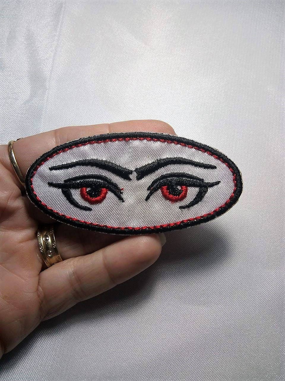 Eyes Embroidered Patches Iron on Patches Sew on Patch Eyes Etsy