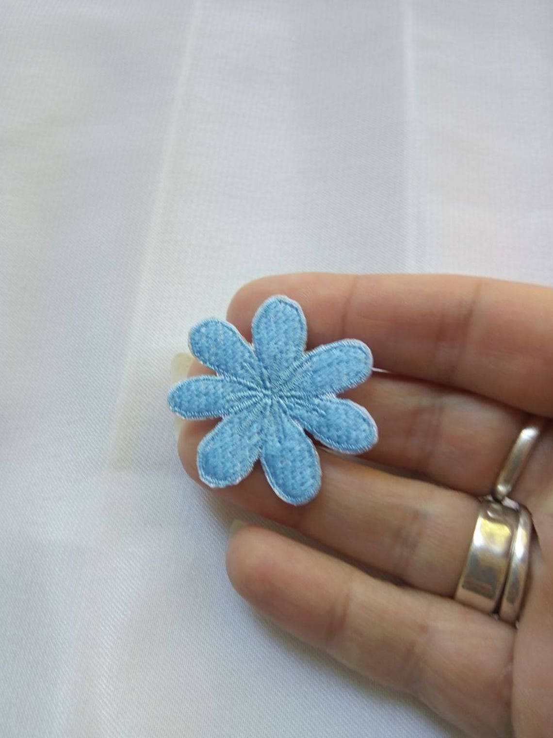 Daisy Flower Patch Flower Patches Embroidered Daisies Patch Etsy