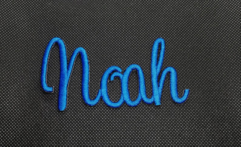 Name Patch, Personalized Name Patch, Iron on Name Patch, Embroidered Name Patch, Name Applique, Patches, Single Name Patch, image 6