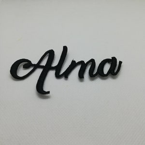 Name Patch, Personalized Name Patch, Iron on Name Patch, Embroidered Name Patch, Name Applique, Patches, Shipping zdjęcie 6