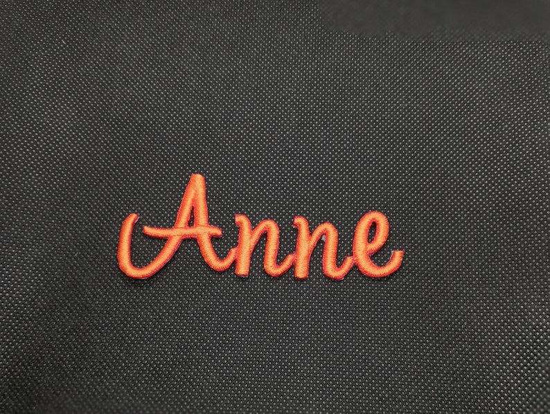 Name Patch, Personalized Name Patch, Iron on Name Patch, Embroidered Name Patch, Name Applique, Patches, Single Name Patch, image 3