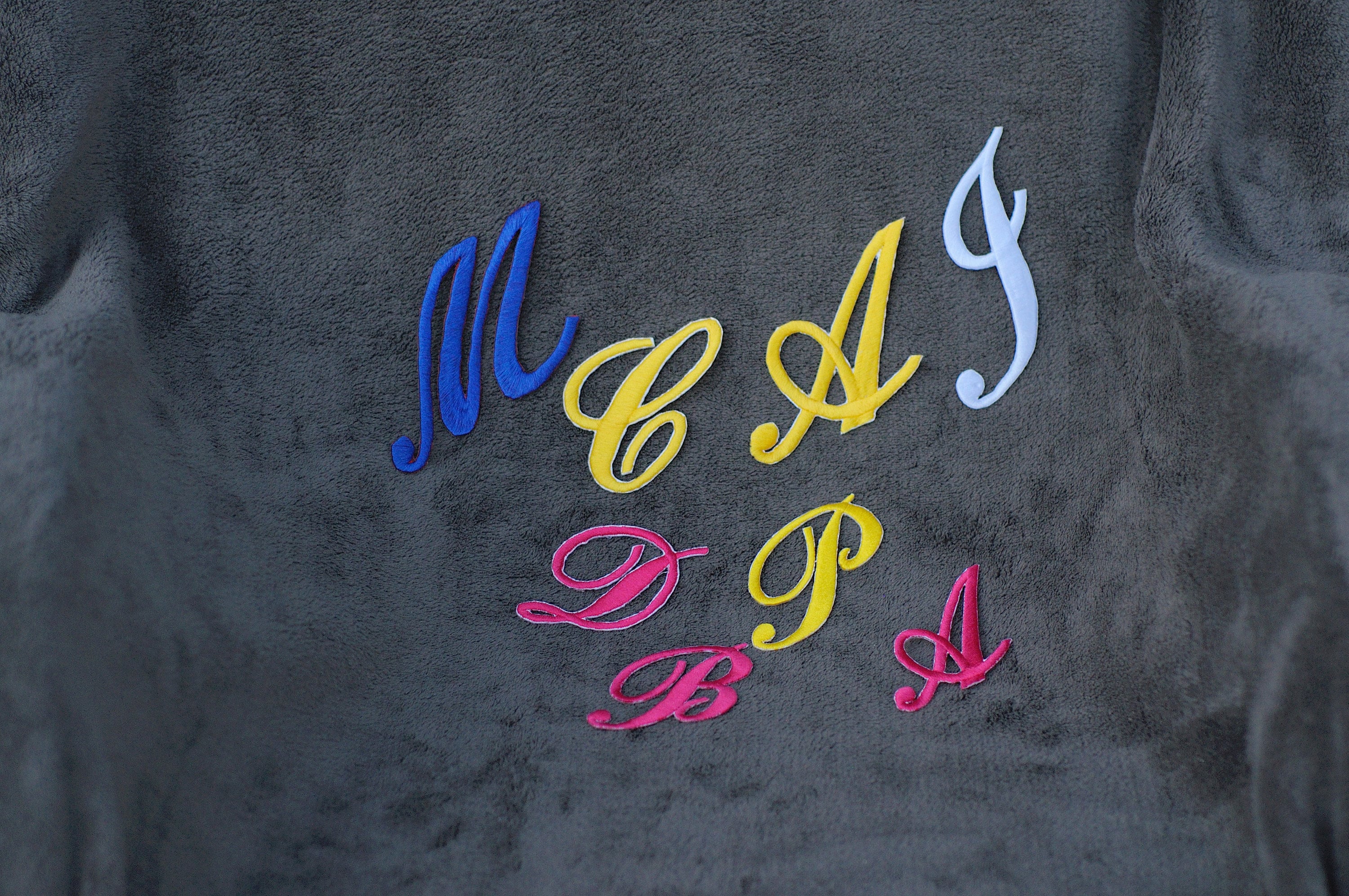 3 Embroidered Iron on Letters Iron on Alphabet Letters - Etsy Ireland