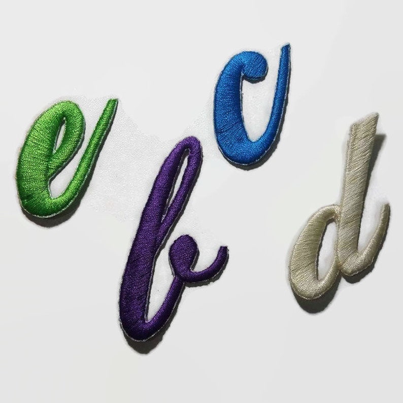 Iron on Letters Embroidered Alphabet Letters Letters Etsy