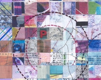 Jerry's Map Original Panel N152 / E21 Gen V Sammlerstück Generative Außenseiter Kunst!