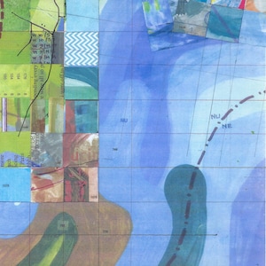 Jerry's Map Original Panel North 4/ West 21: Collectible Generative Art!