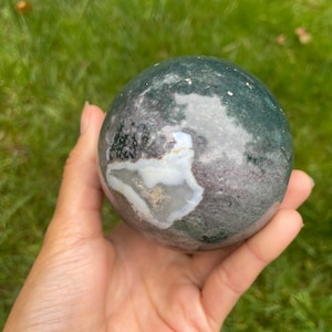 Unique Ocean Jasper Sphere