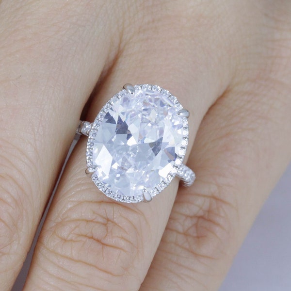 Large Diamond Ring - Etsy
