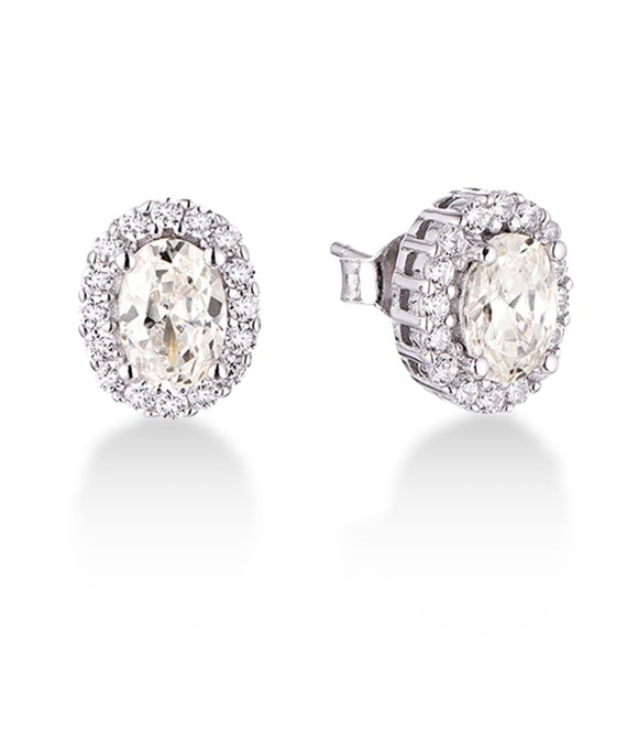 2ct cubic zirconia earrings best sale