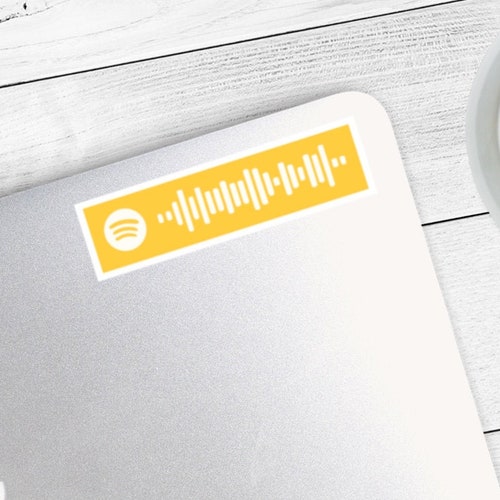 Custom Spotify Code Sticker Music Stickers Spotify Sticker Etsy UK