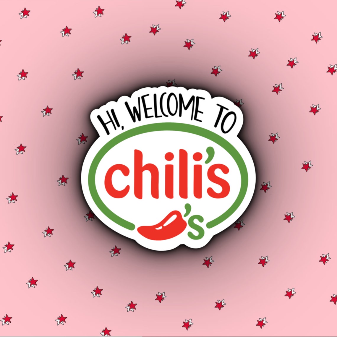 Hi to Chili's Vine Sticker Vine Humour Etsy
