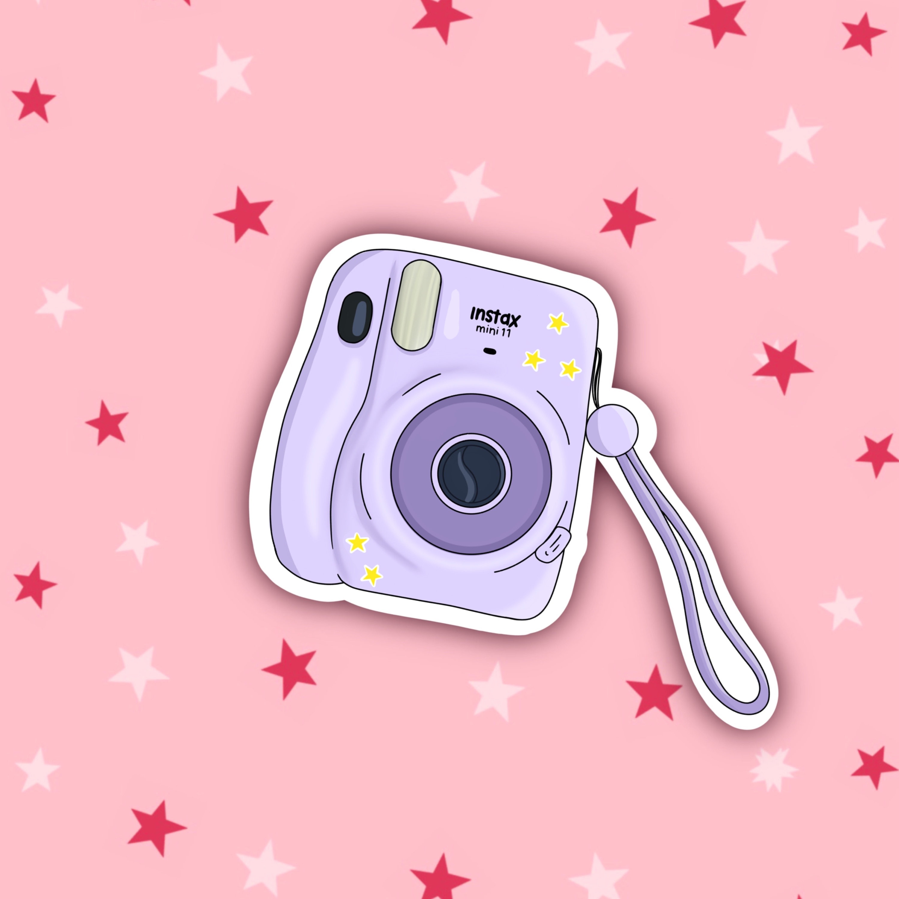 Classic Instant Camera Aesthetic Sticker – Why I Love Where I Live