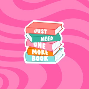 Un livre de plus autocollant | Hot Girls Read 2, Stickers de lecture, Stickers livres, Stickers BookTok
