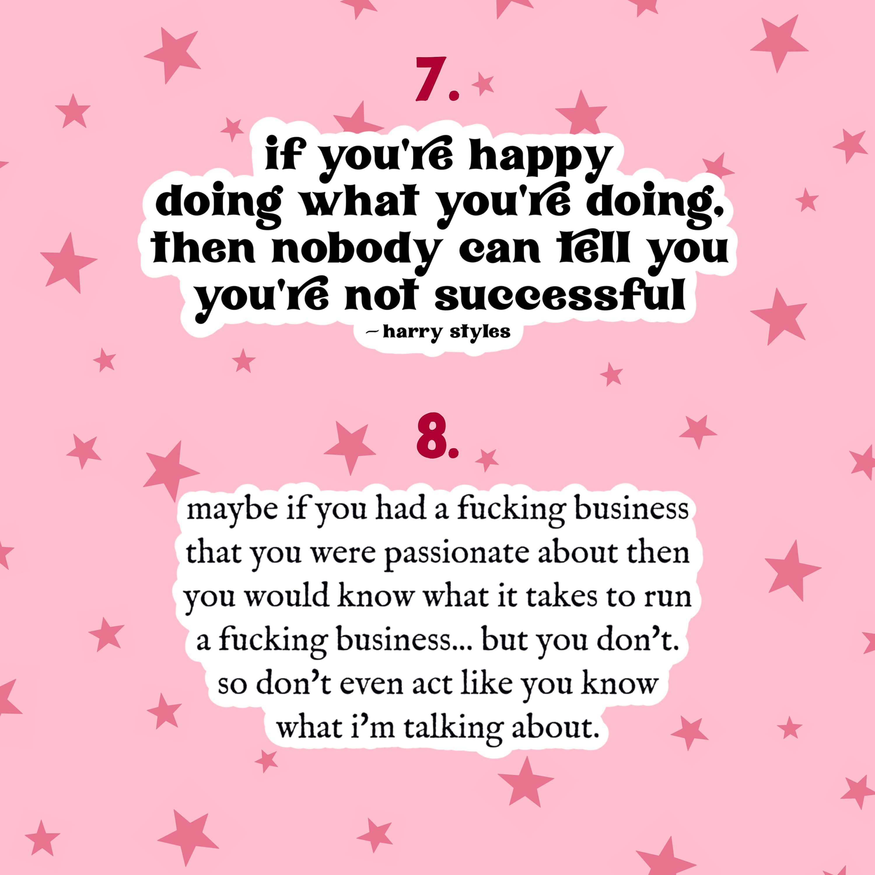 Custom Quote Sticker Song Lyrics Stickers Movie Quote TV Etsy