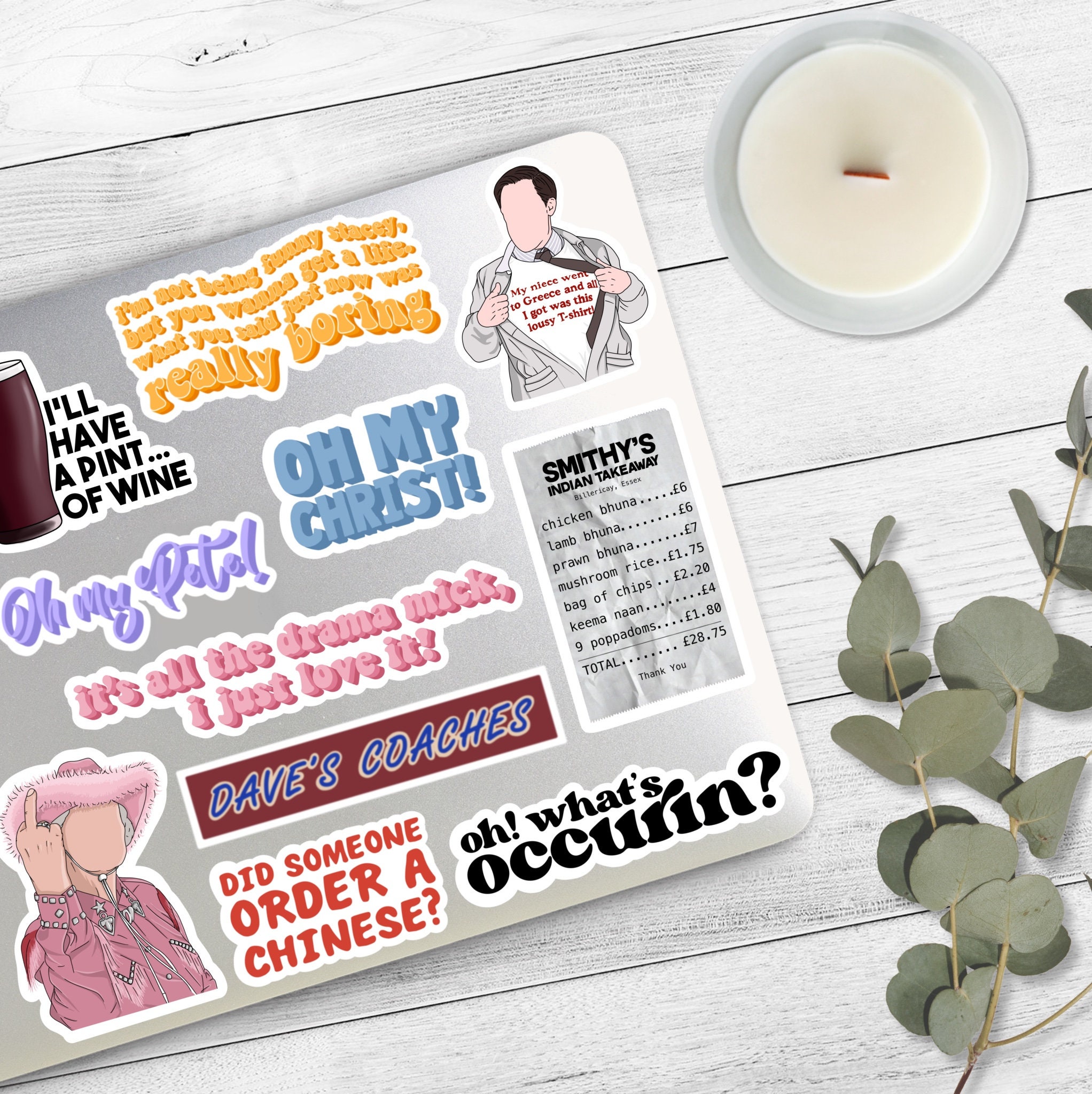 Dave's Coaches Dave Coaches Gavin and Stacey Stickers Etsy UK