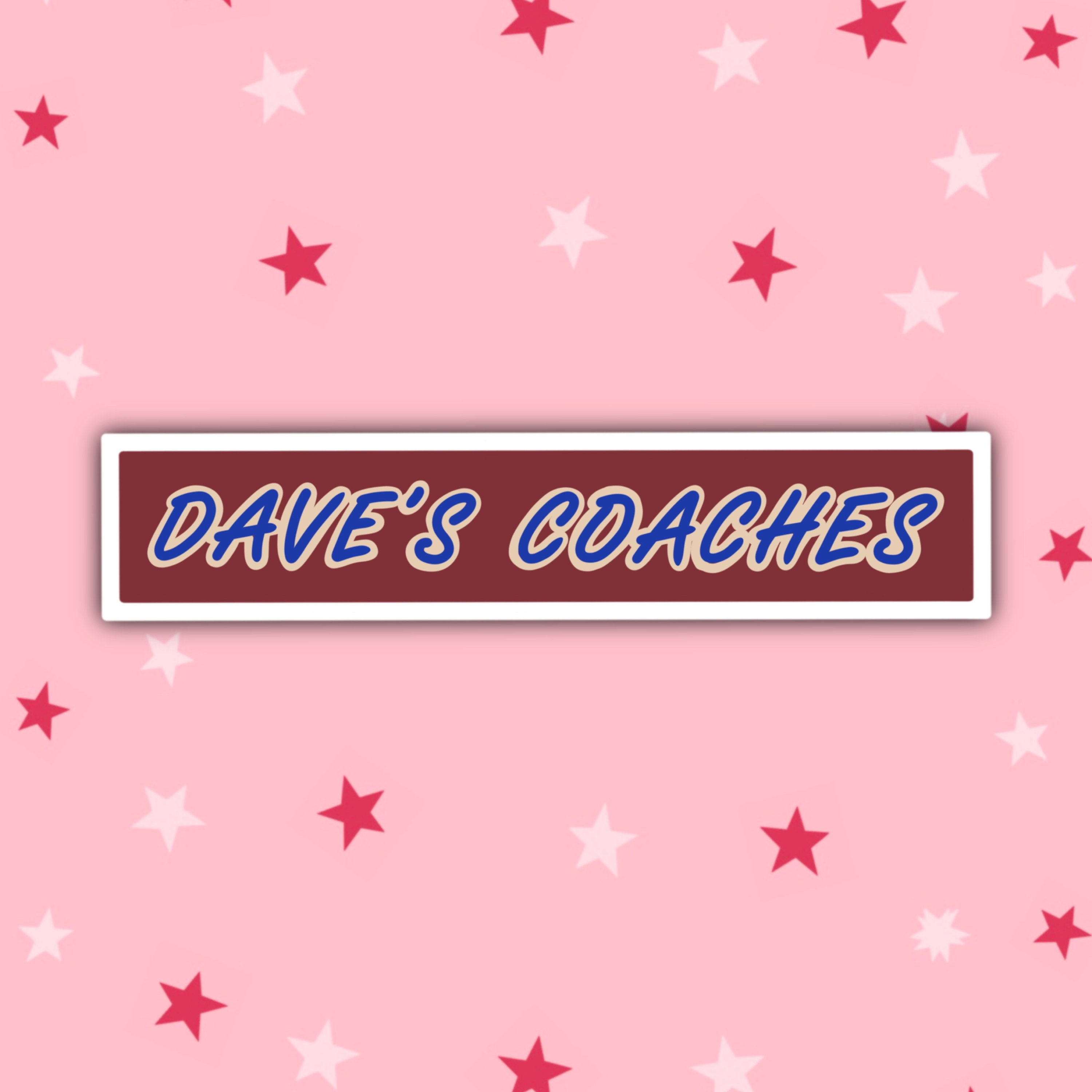Dave's Coaches Dave Coaches Gavin and Stacey Stickers Etsy UK
