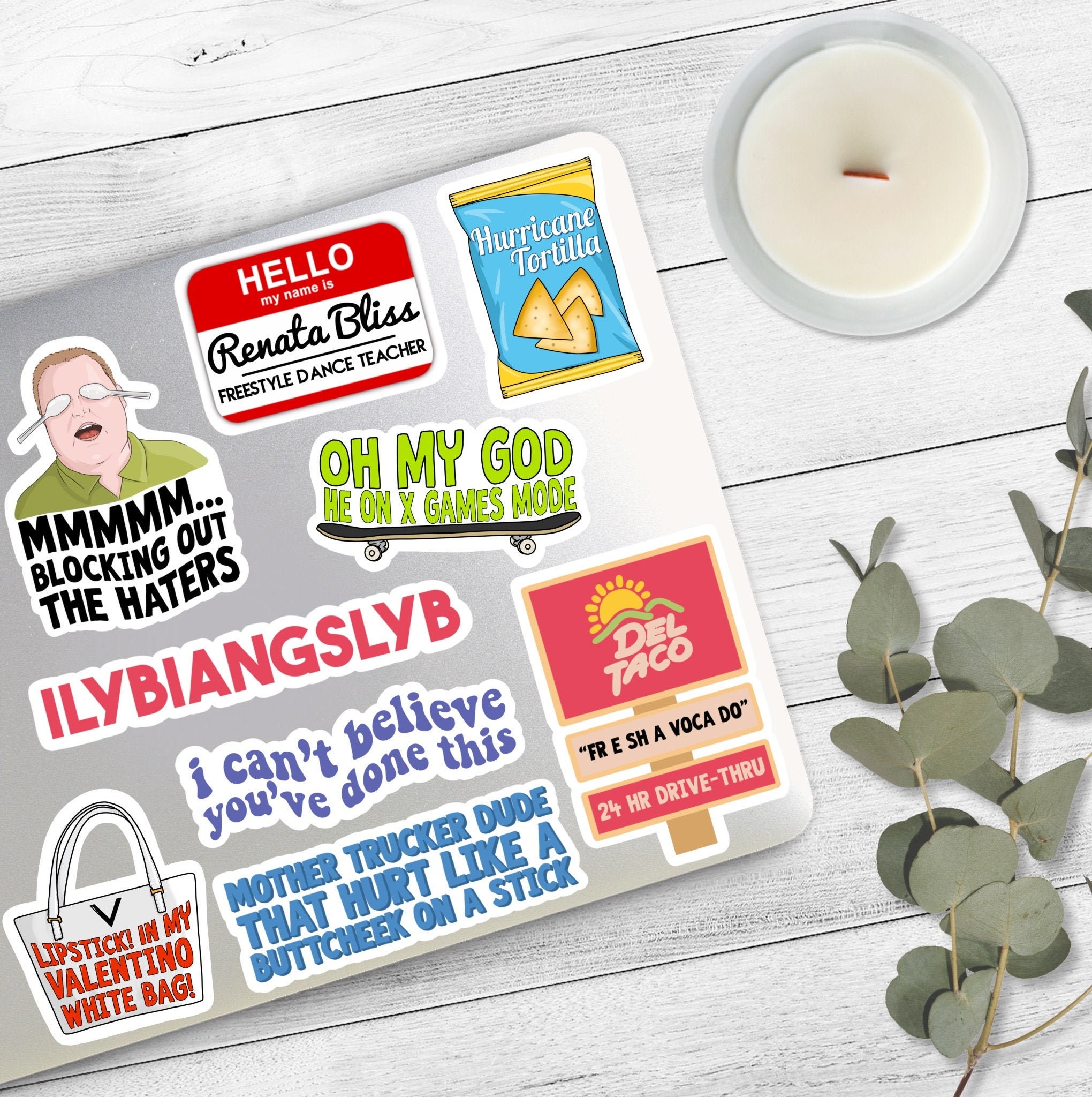Vine Sticker Bundle 2 9 Stickers Vine Humour Vine - Etsy Denmark