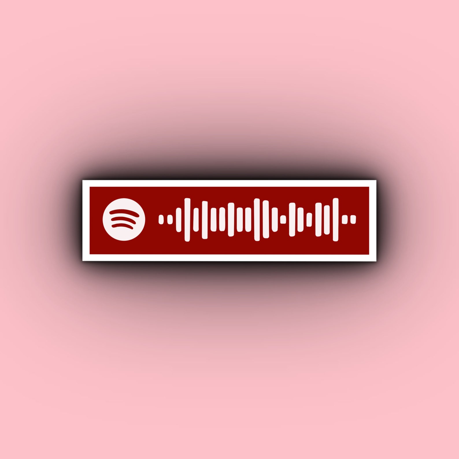 Custom Spotify Code Sticker Music Stickers Spotify Sticker Etsy UK