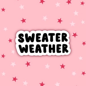 Meteo maglione / Adesivo divertente / Meme Sticker