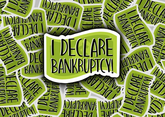 I Declare Bankruptcy Sticker The Office Sticker Etsy