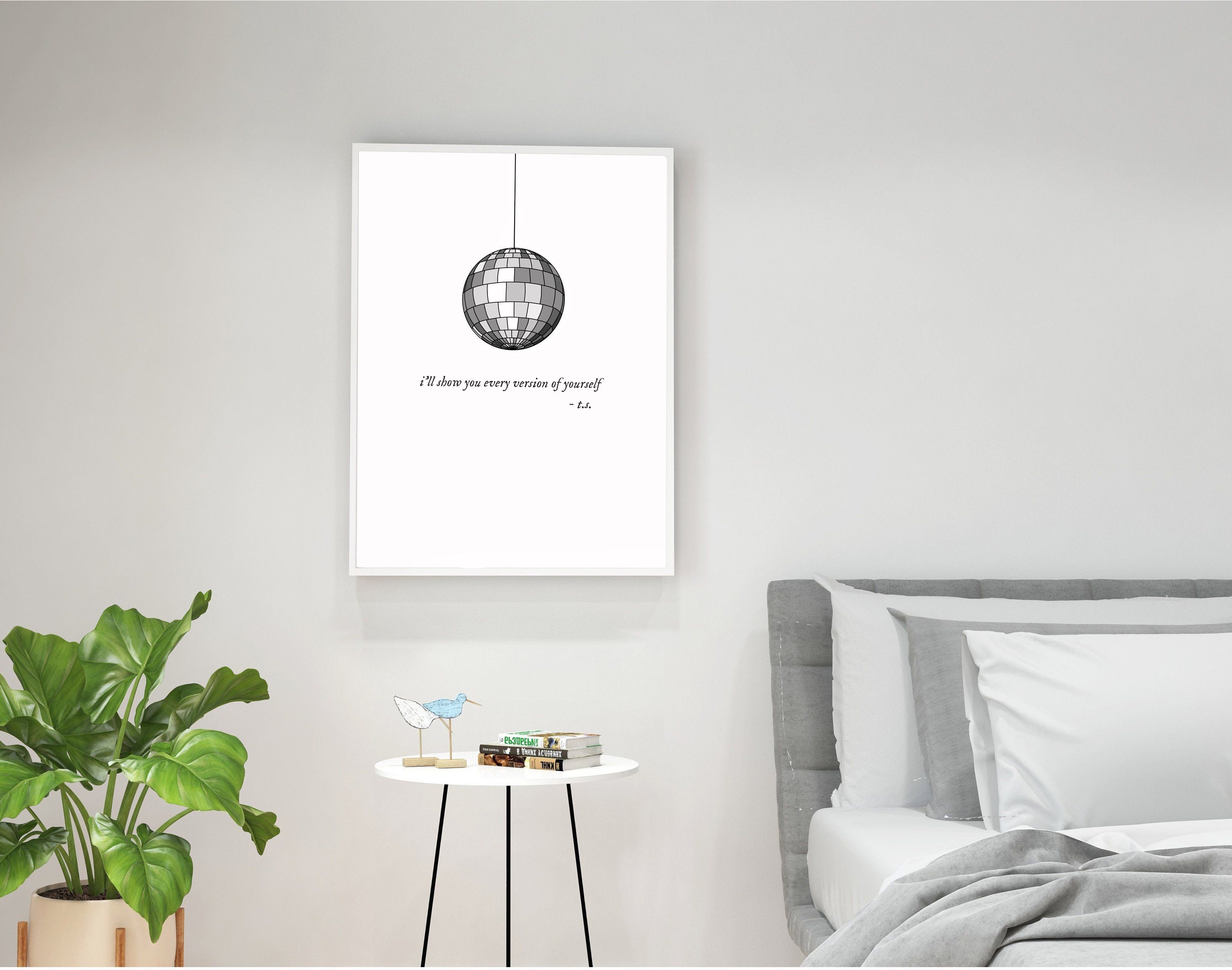 Mirrorball Print Taylor Swift Print I'll Show You Etsy