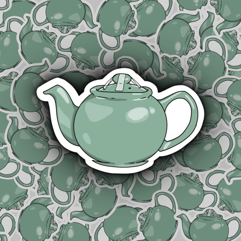 Pam's Teapot Sticker The Office Etsy