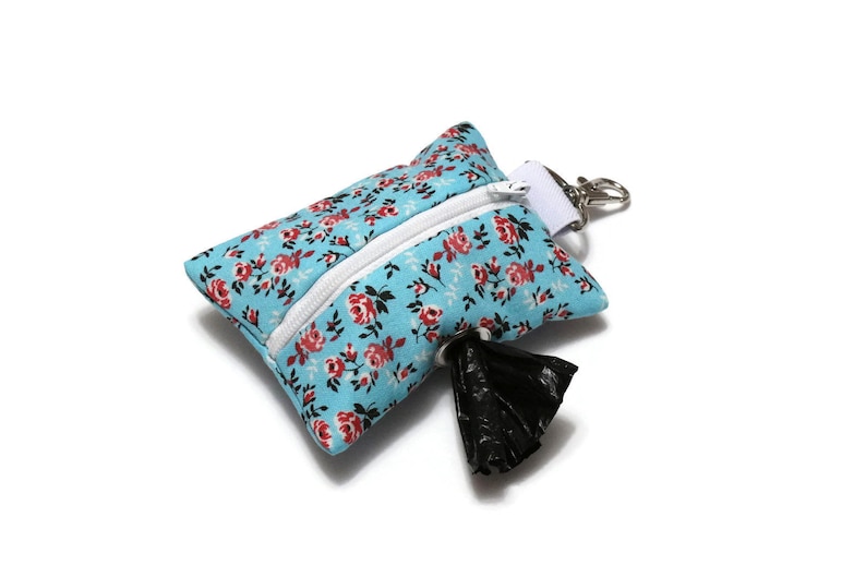 Dog Gift Poop Bag Holder Leash Bag Dog Accessory- Waste Bag Holder Poop Bag Dispenser Dog Lover Gift Spot and Biscuit