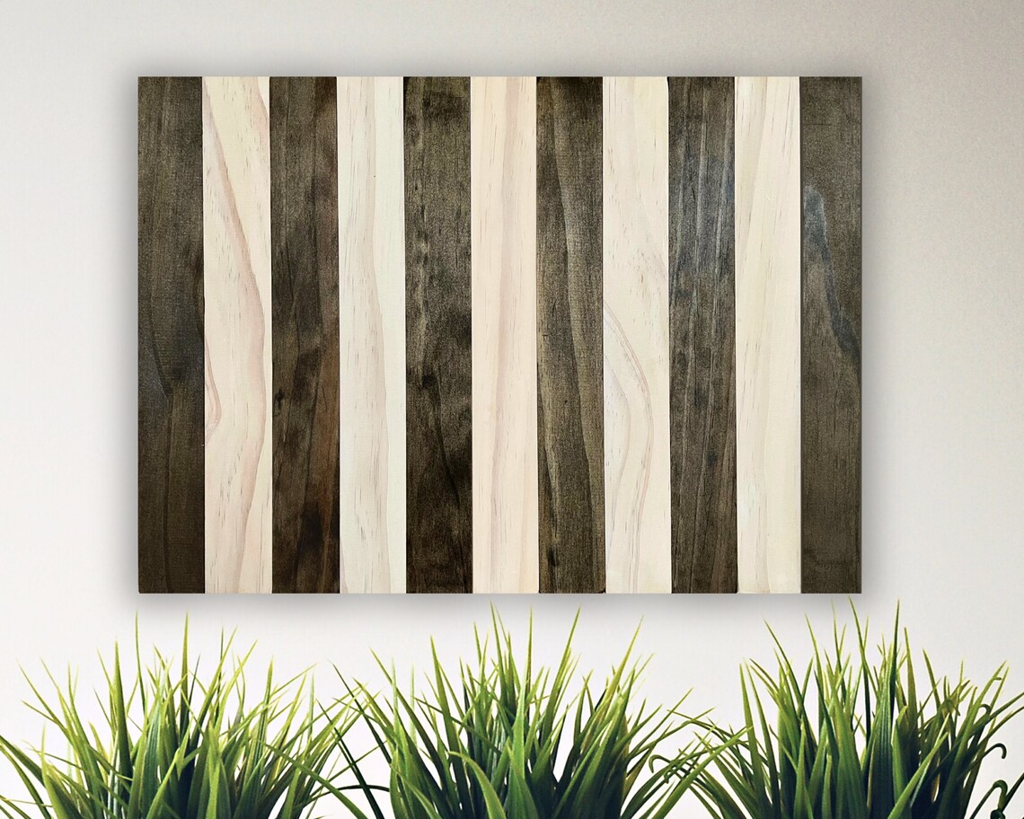 Picture of Modern Wood Wall Art Reclaimed Wood Art Minimalistic Art - Etsy