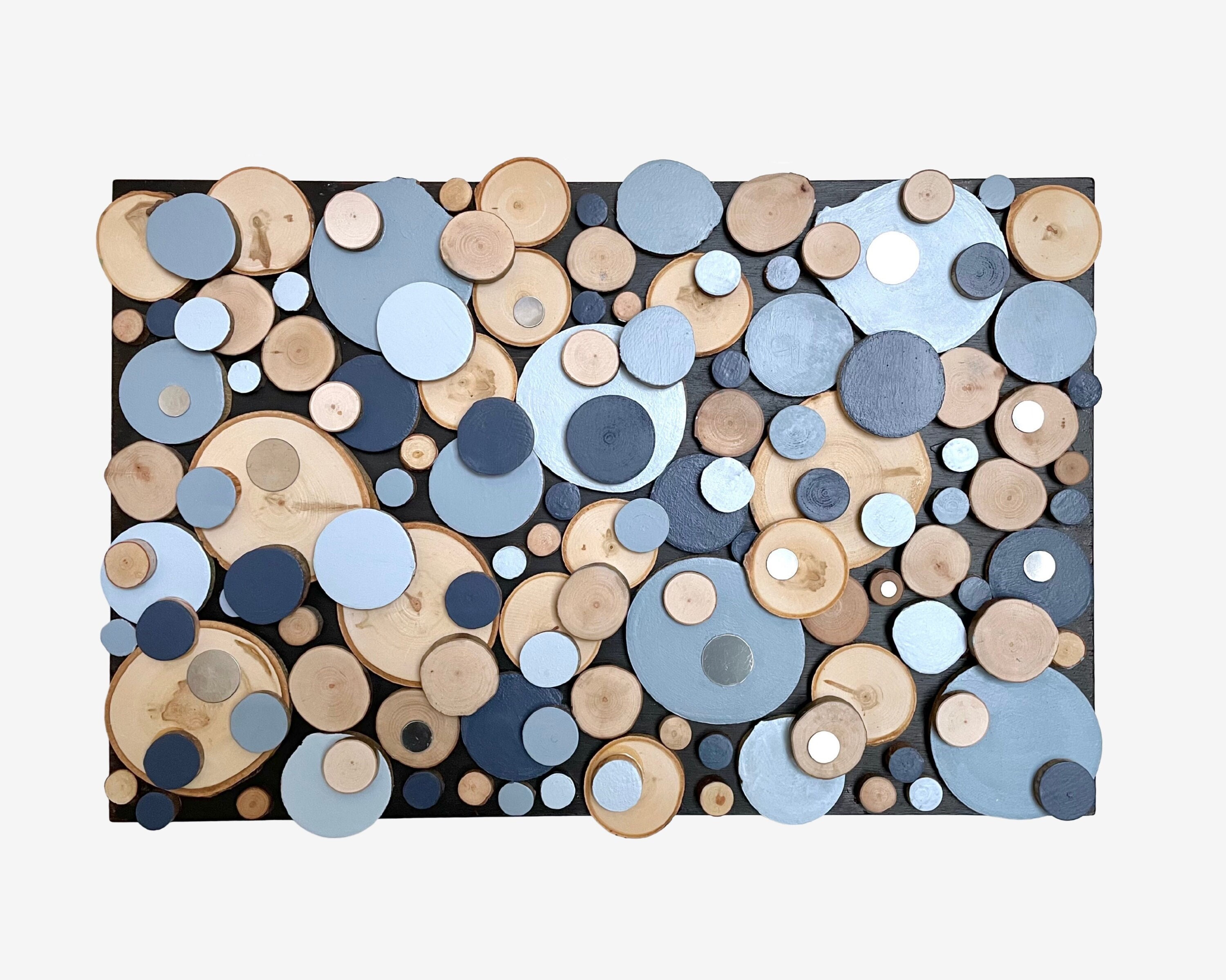 Wood Slice Mosaic, Wood Slice Wall Art, Tree Rounds Wall Art, Tree