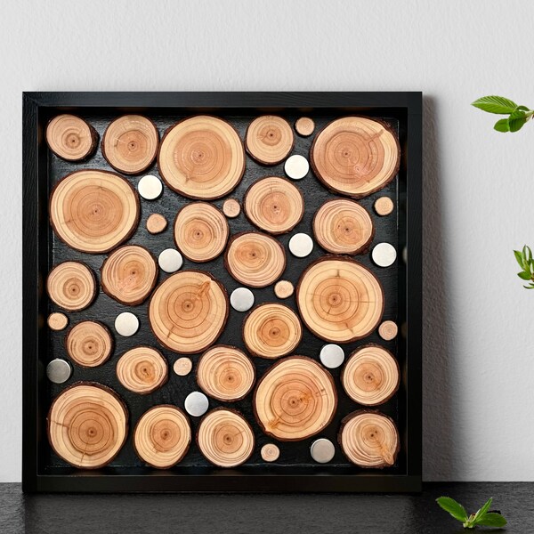 Wood Slice Wall Art Etsy