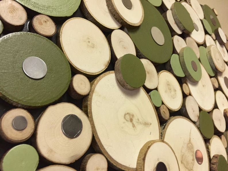 Tree slice art Wood wall art Wood slice art Tree slice wall Etsy