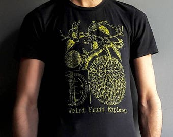Durian Anatomy T-Shirt! Botanical drawing shirt - Unisex
