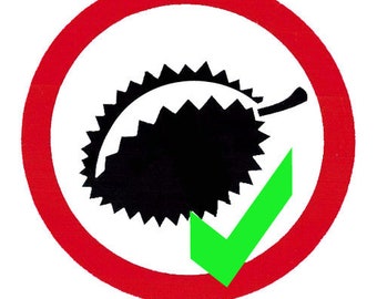 Durians ALLOWED Sticker