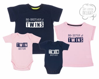 big sister to twins shirt