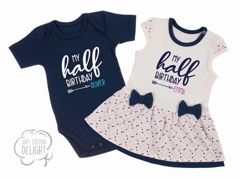 half month birthday dress for baby boy