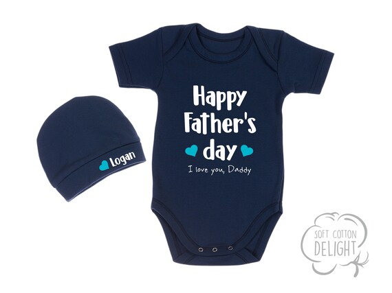 happy fathers day baby outfit