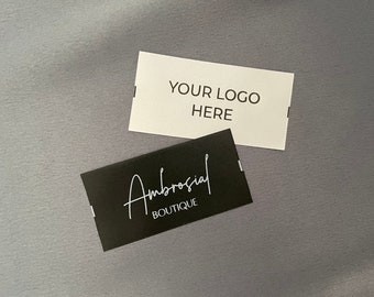 Etiquetas para ropa, etiquetas personalizadas, etiquetas de satén suave blancas o negras de 35 mm x 70 mm (1 3/8 pulg. x 2 3/4 pulg.)