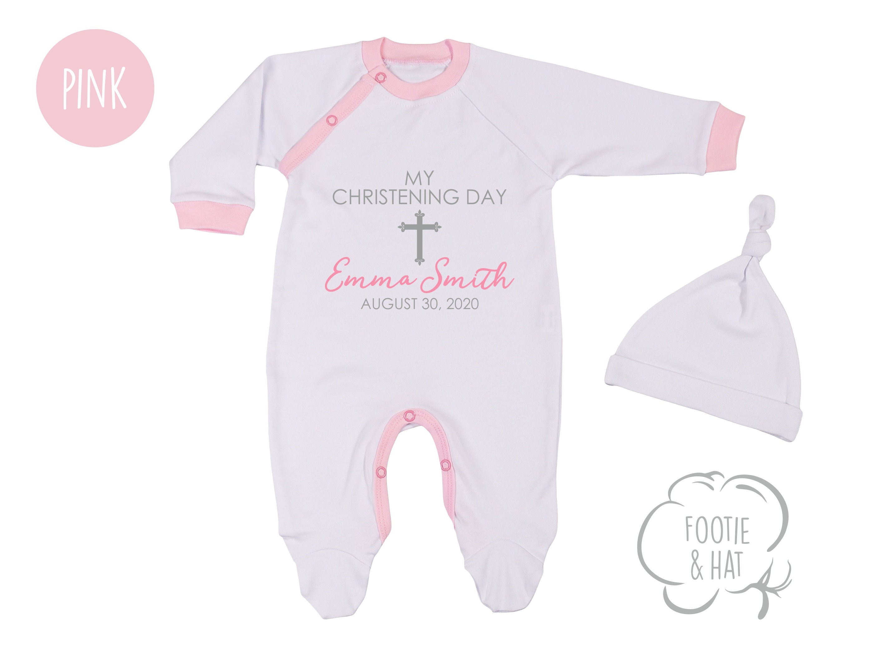 Christening Baby Outfit My Christening Day Personalized Gift Etsy