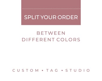 Dividir el conjunto de etiquetas en diferentes colores.