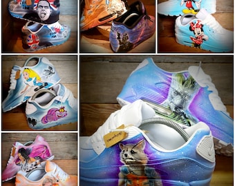 Air Max 90 personalizado com pintura personalizada/Tênis/Sapatos/Chutes/Premium