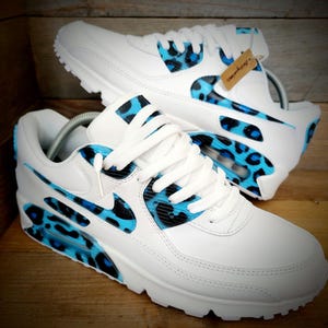 nike air max 90 blue leopard