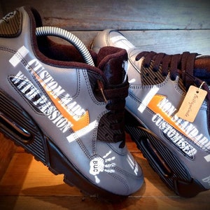 Custom Painted Air Max 90/Sneakers/Shoes/Kicks/Premium/Personalised/The Unique One image 3