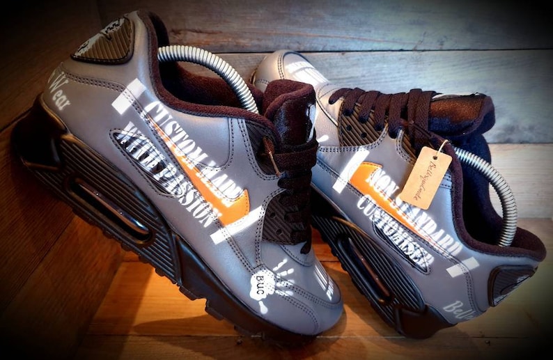 Custom Painted Air Max 90/Sneakers/Shoes/Kicks/Premium/Personalised/The Unique One image 3