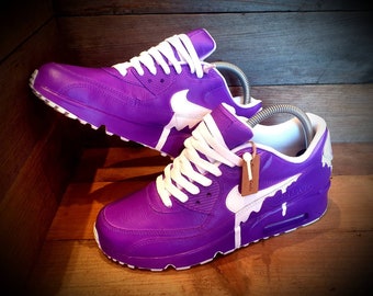 Purple Candy Drip Nike Air Max 90 Custom Nike Air Max 90/Custom